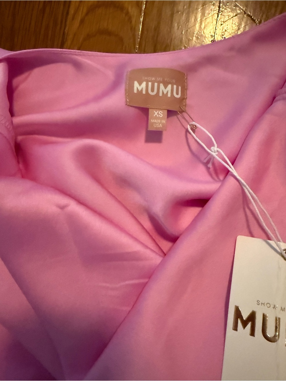 Show Me Your MuMu Jasmine Halter Mini Dress - Pink - Picture 4 of 7